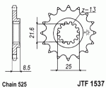 Звезда передняя JTF1537.15RB с демпфером