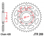 Звезда задняя JTR269.56