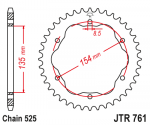 Звезда задняя JTR761.43