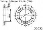 Звезда передняя приводная Esjot 50-32032 15 зубьев (JTF432.15)