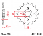 Звезда передняя JTF1336.13