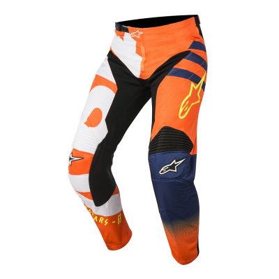 Брюки кроссовые детские YOUTH RACER BRAAP PANT оранжево-сине-белый