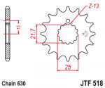 Звезда передняя JTF518.16