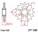 Звезда передняя JTF1269.14