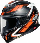Шлем SHOEI NXR 2 PROLOGUE оранжево-черно-белый