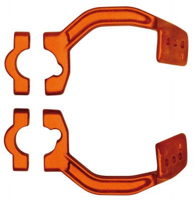 Крепеж защиты рук  Dual Evo / Vertigo / FLX алюминиевый оранжевый