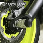 Crazy Iron 3080614 Пеги в ось заднего колеса Yamaha MT-09, TRACER, FZ-09  2017 г.в.