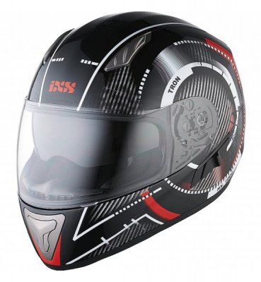 Шлем IXS HX-1000 TRON черно-красный