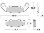 Тормозные колодки Lucas TRW – MCB586