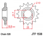 Звезда передняя JTF1538.13