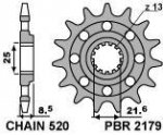 Звезда передняя PBR 2179 15 зуб. 18NC C.520 (JTF1516.15)