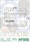 Масляный фильтр HIFLO FILTRO – HF896