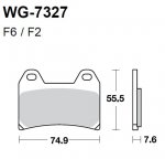 Тормозные колодки WRP WG-7327-F6 (FDB2042 / FDB2099 / FA244)