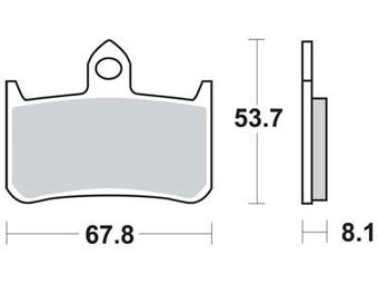 Тормозные колодки Lucas TRW – MCB593SRQ