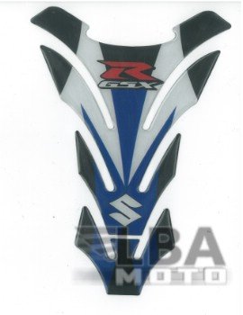 Наклейка на бак LBA для мотоцикла Suzuki GSX-R Бело-Сине-Черная