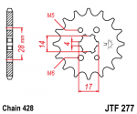 Звезда передняя JTF277.13