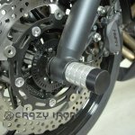 Crazy Iron 4125415 Пеги в ось переднего колеса Kawasaki Ninja 650; Z650 от 2017 г.в.