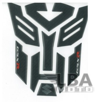 Наклейка на бак LBA для мотоцикла Suzuki GSX-R Autobots Под Карбон