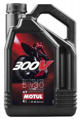 Motul 300V 4T Factory Line 5W30 спортивное моторное масло 4 л