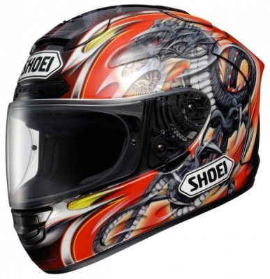 Шлем SHOEI X-Spirit II KIYONARI 2 красный