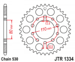 Звезда задняя JTR1334.39