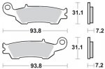 Тормозные колодки Lucas TRW – MCB791SI