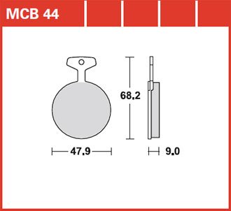 Тормозные колодки Lucas TRW – MCB44