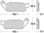 Тормозные колодки Lucas TRW – MCB598SV