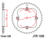 Звезда задняя JTR1350.39