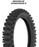 Моторезина Michelin STARCROSS 6 MEDIUM SOFT 100/90 -19 57M TT Rear NHS 2022