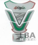 Наклейка на бак LBA для мотоцикла Kawasaki Ninja Z Бело-Зеленая