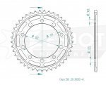 Звезда задняя приводная Esjot 50-35052 40 зубьев (JTR1800.40)