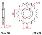 Звезда передняя JTF427.13SC