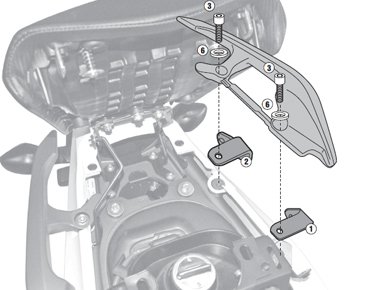 Givi 1111KIT Установочный комплект для TE1111