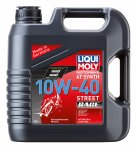 Моторное масло Liqui Moly Motorbike 4T Synth Street Race 10W-40 (Синтетическое) 4л