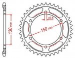 Звезда задняя PBR 300 47 C45 (JTR300.47)