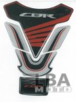 Наклейка на бак LBA для мотоцикла Honda CBR 2 Черно-Бело-Красная