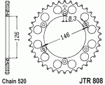 Звезда задняя JTR808.50
