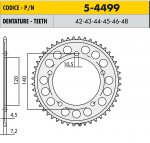 Звезда задняя Sunstar 5-4499-42 алюминиевая (JTR1792.42)