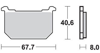 Тормозные колодки Lucas TRW – MCB515