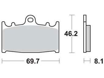 Тормозные колодки Lucas TRW – MCB602SV