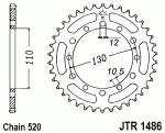 Звезда задняя JTR1486.40