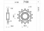 Звезда передняя Ognibene 7130-Z14 (JTF1269.14)