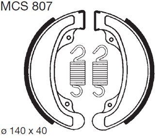 Тормозные колодки Lucas TRW – MCS807