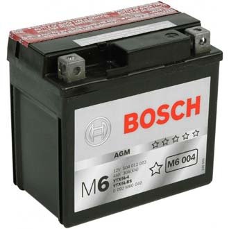 Аккумулятор мото BOSCH M6 004 (YTX5L-4, YTX5L-BS)