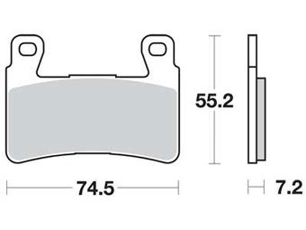 Тормозные колодки Lucas TRW – MCB703SV