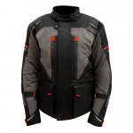 Мотокуртка мужская Downhill Men Jacket черно-серо-красный