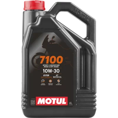 Motul 7100 4T 10W30 (4л) моторное масло для мотоциклов