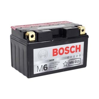 Аккумулятор мото BOSCH M6 011 (YTZ10S-4, YTZ10S-BS)