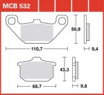 Тормозные колодки Lucas TRW – MCB532